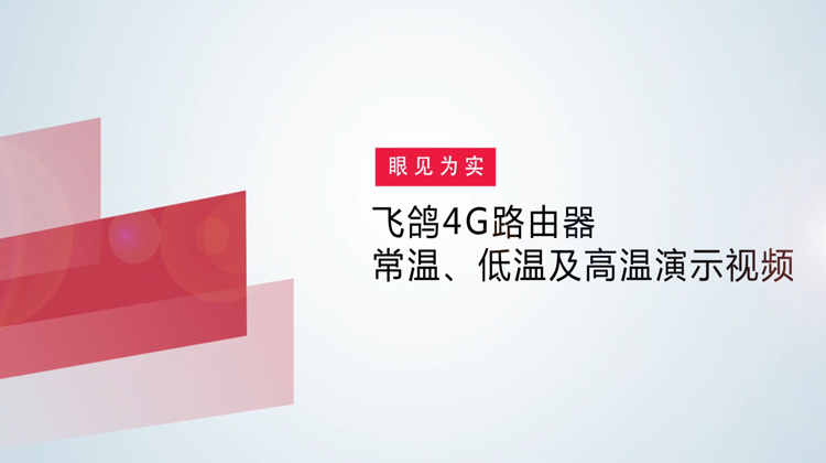 尊龙时凯飞鸽4G路由器常温、低温及高温演示视频
